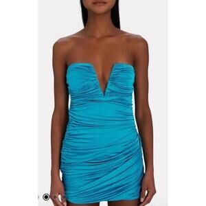 Gauge81 Talsi Mini Dress Deep Lagoon Size S NWT